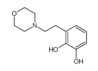 1,2-Benzenediol, 3-[2-(4-morpholinyl)ethyl]- (9CI) Structure