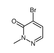 4-bromo-2-methylpyridazin-3-one结构式