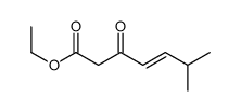 ethyl 6-methyl-3-oxohept-4-enoate Structure