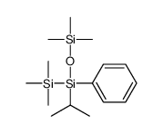 trimethyl-(phenyl-propan-2-yl-trimethylsilyloxysilyl)silane结构式