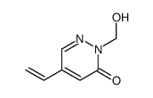 5-ethenyl-2-(hydroxymethyl)pyridazin-3-one Structure