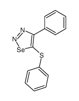 4-phenyl-5-(phenylthio)-1,2,3-selenadiazole Structure