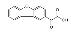 2-Dibenzofuranacetic acid, α-oxo Structure