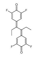 3,3',5,5'-tetrafluorodiethylstilbestrol quinone结构式