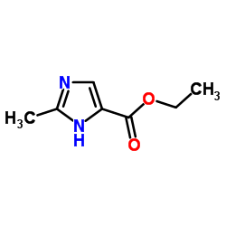 2-甲基-1H-咪唑-4-羧酸乙酯结构式
