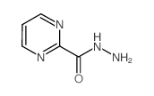 2-Pyrimidinecarboxylic acid, hydrazide (9CI) Structure