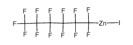 (perfluorohexyl)zinc(II) iodide Structure