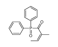 1-diphenylphosphoryl-2-methylbut-2-en-1-one Structure