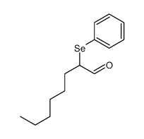 2-phenylselanyloctanal Structure