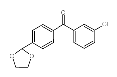 3-CHLORO-4'-(1,3-DIOXOLAN-2-YL)BENZOPHENONE图片