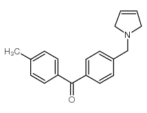 4-METHYL-4'-(3-PYRROLINOMETHYL) BENZOPHENONE图片