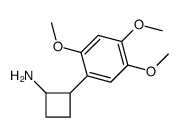 2-(2,4,5-trimethoxyphenyl)cyclobutylamine结构式