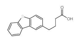 4-dibenzothiophen-2-ylbutanoic acid Structure