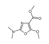 methyl 2-(dimethylamino)-5-methoxy-1,3-oxazole-4-carboxylate Structure