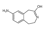 7-amino-1,2,3,5-tetrahydro-3-benzazepin-4-one结构式