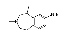 3,5-dimethyl-1,2,4,5-tetrahydro-3-benzazepin-7-amine Structure