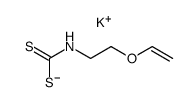 Potassium N-<(2-vinyloxy)ethyl>dithiocarbamate Structure