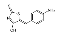 5-[(4-aminophenyl)methylidene]-2-sulfanylidene-1,3-thiazolidin-4-one Structure