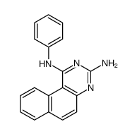 1-phenyl-benzo[f]quinazoline-1,3-diamine Structure