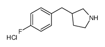 3-(4-FLUOROBENZYL)PYRROLIDINE HYDROCHLORIDE picture