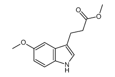 3-(5-甲氧基-吲哚-3-基)-丙酸甲酯图片