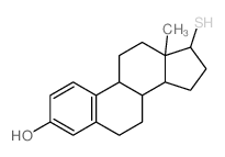 Estra-1,3,5(10)-trien-3-ol,17-mercapto-, (17b)-(9CI) structure