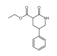 2-oxo-5-phenyl-piperidine-3-carboxylic acid ethyl ester Structure