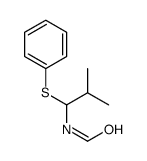 N-(2-methyl-1-phenylsulfanylpropyl)formamide Structure