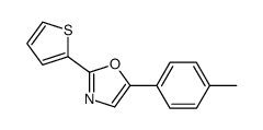 5-(4-methylphenyl)-2-thiophen-2-yl-1,3-oxazole Structure