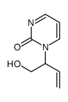 1-(1-hydroxybut-3-en-2-yl)pyrimidin-2-one结构式