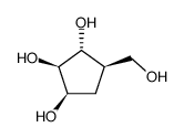 carba-β-D-arabinofuranose Structure