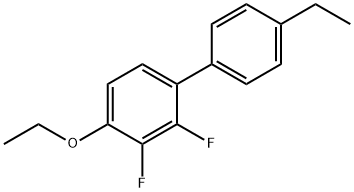 1,1'-Biphenyl, 4-ethoxy-4'-ethyl-2,3-difluoro-结构式