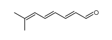 (2E,4E)-7-methyl-2,4,6-octatrienal结构式