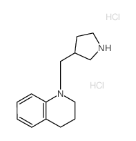 1-(3-Pyrrolidinylmethyl)-1,2,3,4-tetrahydroquinoline dihydrochloride结构式