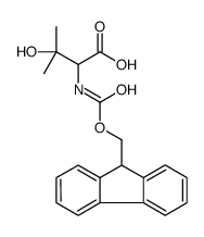 FMOC-(RS)-2-AMINO-3-HYDROXY-3-METHYLBUTANOIC ACID Structure