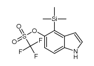 4-(trimethylsilyl)-1H-indol-5-yl trifluoromethanesulfonate Structure