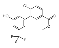 methyl 4-chloro-3-[3-hydroxy-5-(trifluoromethyl)phenyl]benzoate Structure