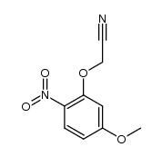 2-(5-methoxy-2-nitrophenoxy)acetonitrile结构式