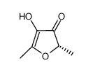 strawberry furanone Structure