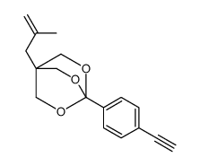 2,6,7-Trioxabicyclo(2.2.2)octane, 1-(4-ethynylphenyl)-4-(2-methyl-2-pr openyl)- structure