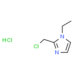 2-CHLOROMETHYL-1-ETHYL-1H-IMIDAZOLE HCL结构式