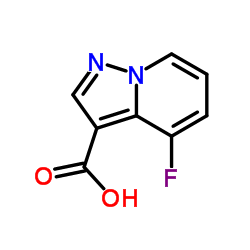 4-Fluoropyrazolo[1,5-a]pyridine-3-carboxylic acid Structure