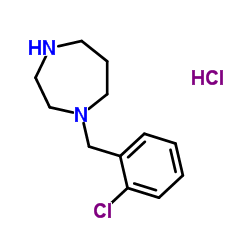 1-(2-Chloro-benzyl)-[1,4]diazepane hydrochloride结构式