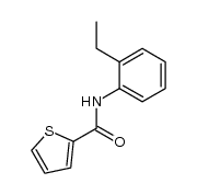 N-(2-ethylphenyl)thiophene-2-carboxamide Structure