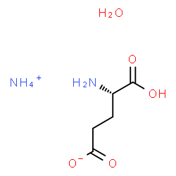 Monoammonium L-glutamate monohydrate结构式