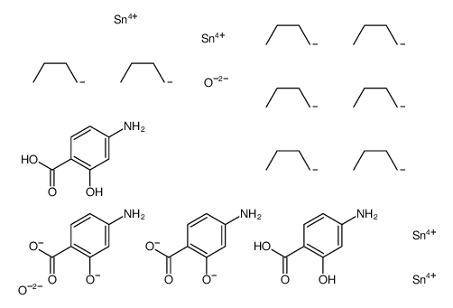 bis(di-n-butyl(4-aminosalicylate)tin)oxide结构式