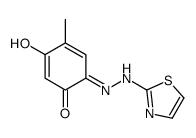 4-Methyl-6-(2-thiazolylazo)resorcinol结构式