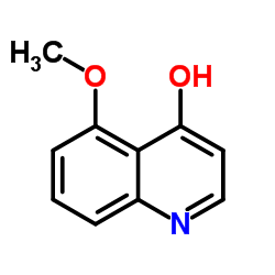 5-甲氧基喹啉-4-醇结构式