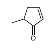 5-methylcyclopent-2-en-1-one Structure