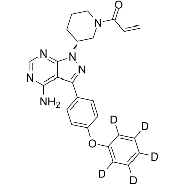 Ibrutinib-d5 structure